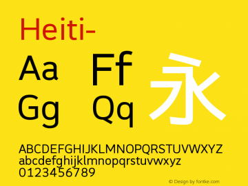 Heiti Tc Medium Font Download